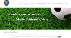 Desktop Screenshot of mariobettinzolicalcio.com