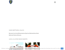 Tablet Screenshot of mariobettinzolicalcio.com